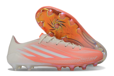 Adidas F50 Elite FG Firm Ground Soccer Cleats - Coral/Sunset Glow/Off White
