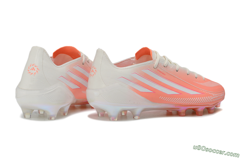 Adidas F50 Elite FG Firm Ground Soccer Cleats - Coral/Sunset Glow/Off White 6