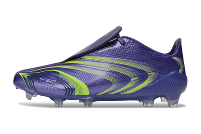 Adidas F50 Elite Tunit FG Firm Ground Soccer Cleats - Purple/Intense Purple/Lucid Lemon