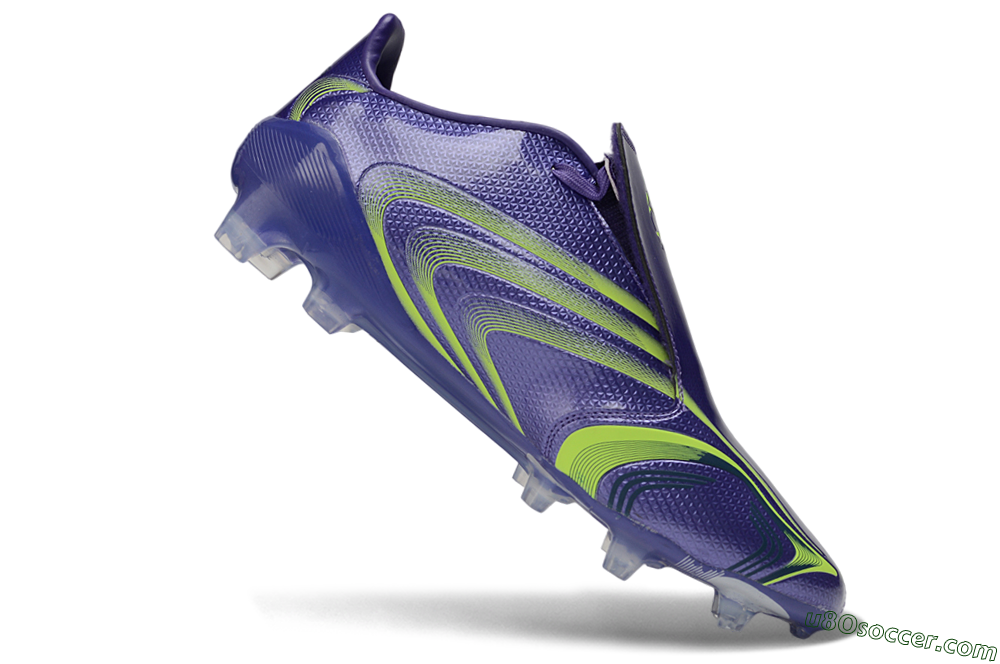 Adidas F50 Elite Tunit FG Firm Ground Soccer Cleats - Purple/Intense Purple/Lucid Lemon 4