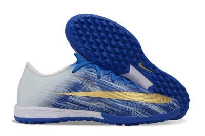 Nike Air Zoom Mercurial Superfly 11 Elite TF Artificial Turf Soccer Shoes - Blue/Royal Blue/Metallic Gold