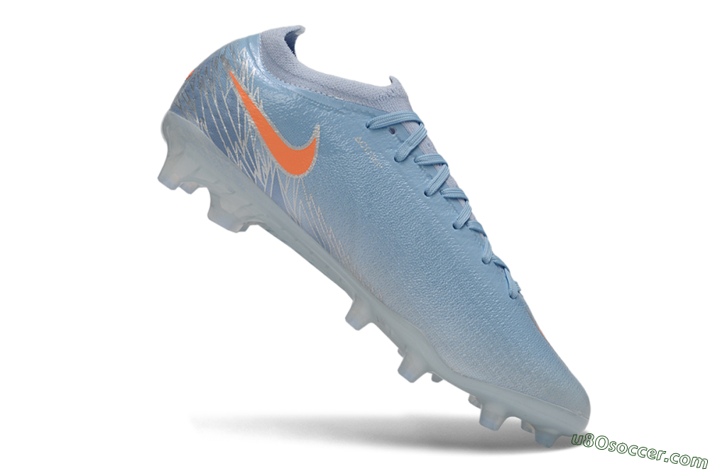 Nike Air Zoom Mercurial Vapor 17 Elite AG Artificial Grass Soccer Cleats - Blue/Baltic Blue/Laser Orange 4