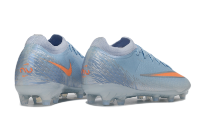 Nike Air Zoom Mercurial Vapor 17 Elite AG Artificial Grass Soccer Cleats - Blue/Baltic Blue/Laser Orange