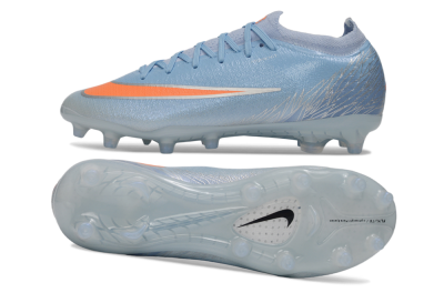 Nike Air Zoom Mercurial Vapor 17 Elite AG Artificial Grass Soccer Cleats - Blue/Baltic Blue/Laser Orange