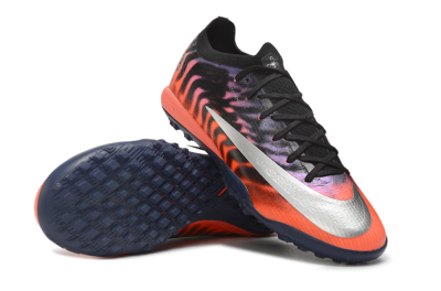 Nike Air Zoom Mercurial Vapor 17 Elite TF Artificial Turf Soccer Shoes - Black/Black/Bright Crimson