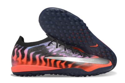 Nike Air Zoom Mercurial Vapor 17 Elite TF Artificial Turf Soccer Shoes - Black/Black/Bright Crimson