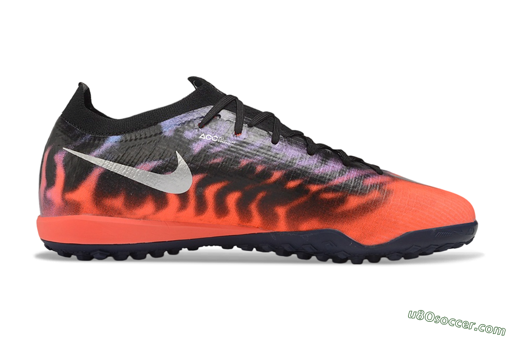 Nike Air Zoom Mercurial Vapor 17 Elite TF Artificial Turf Soccer Shoes - Black/Black/Bright Crimson 7