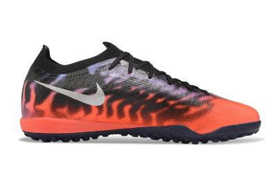 Nike Air Zoom Mercurial Vapor 17 Elite TF Artificial Turf Soccer Shoes - Black/Black/Bright Crimson