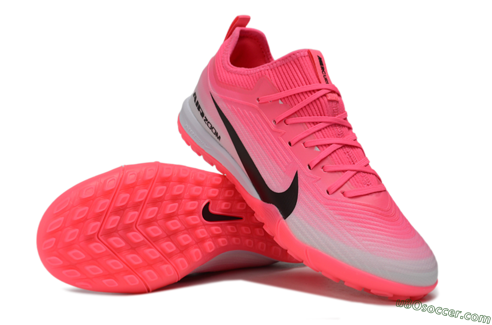 Nike Air Zoom Mercurial Vapor 16 Pro TF Artificial Turf Soccer Shoes - Pink/Hyper Pink/Black 3