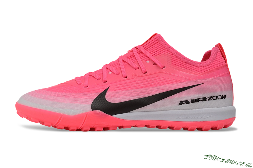 Nike Air Zoom Mercurial Vapor 16 Pro TF Artificial Turf Soccer Shoes - Pink/Hyper Pink/Black 2