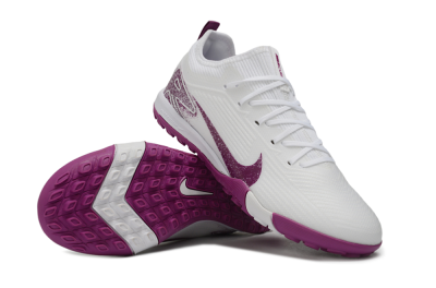 Nike Air Zoom Mercurial Vapor 16 Pro TF Artificial Turf Soccer Shoes - White/White/Berry