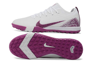 Nike Air Zoom Mercurial Vapor 16 Pro TF Artificial Turf Soccer Shoes - White/White/Berry