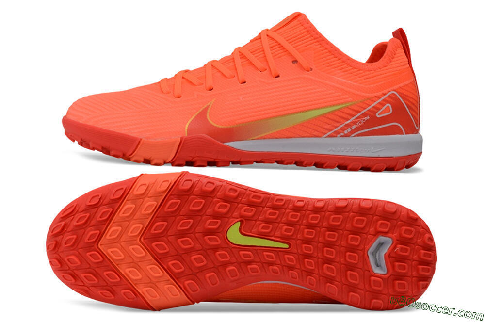 Nike Air Zoom Mercurial Vapor 16 Pro TF Artificial Turf Soccer Shoes - Orange/Bright Crimson/Volt 0
