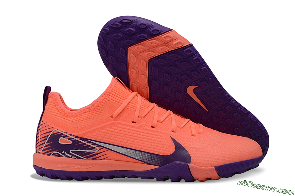 Nike Air Zoom Mercurial Vapor 16 Pro TF Artificial Turf Soccer Shoes - Orange/Sunset Orange/Deep Purple 1