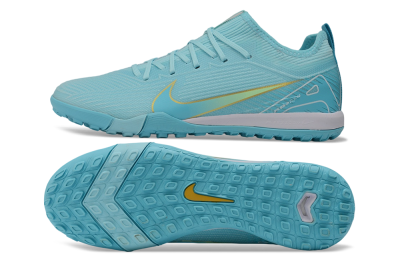 Nike Air Zoom Mercurial Vapor 16 Pro TF Artificial Turf Soccer Shoes - Blue/Baltic Blue/Lemon Chiffon