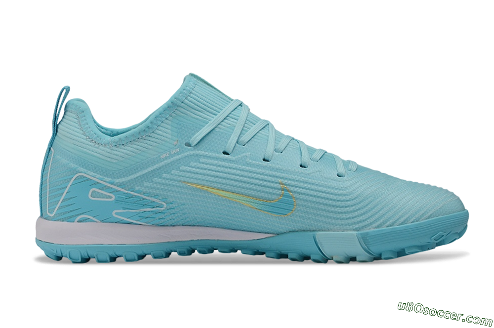 Nike Air Zoom Mercurial Vapor 16 Pro TF Artificial Turf Soccer Shoes - Blue/Baltic Blue/Lemon Chiffon 7