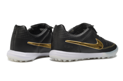 Nike Tiempo Legend SE TF Artificial Turf Soccer Shoes - Black/Black/Metallic Gold