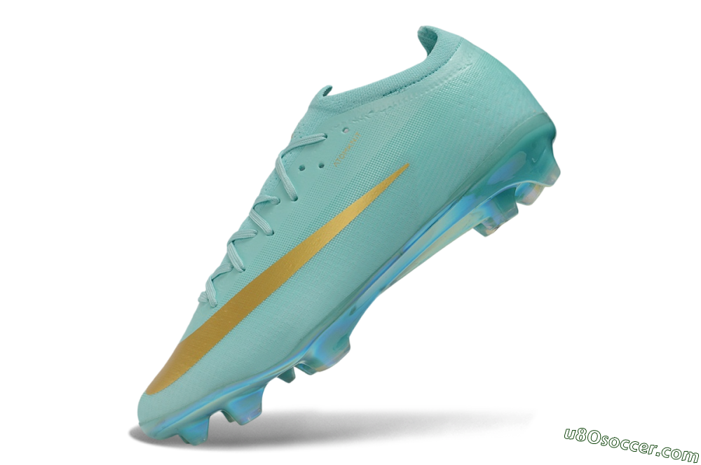 Nike Air Zoom Mercurial Vapor 17 Elite FG Firm Ground Soccer Cleats - Turquoise/Tropical Teal/Metallic Gold 5