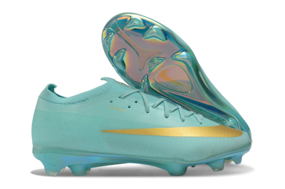 Nike Air Zoom Mercurial Vapor 17 Elite FG Firm Ground Soccer Cleats - Turquoise/Tropical Teal/Metallic Gold