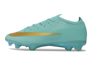 Nike Air Zoom Mercurial Vapor 17 Elite FG Firm Ground Soccer Cleats - Turquoise/Tropical Teal/Metallic Gold