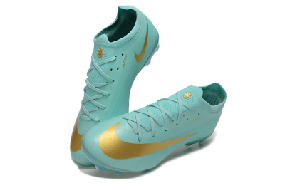 Nike Air Zoom Mercurial Vapor 17 Elite FG Firm Ground Soccer Cleats - Turquoise/Tropical Teal/Metallic Gold