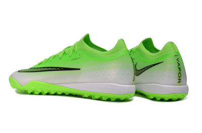 Nike Air Zoom Mercurial Vapor 17 Elite TF Artificial Turf Soccer Shoes - Green/Electric Green/Metallic Silver