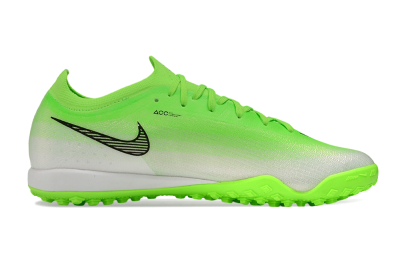 Nike Air Zoom Mercurial Vapor 17 Elite TF Artificial Turf Soccer Shoes - Green/Electric Green/Metallic Silver