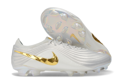 Nike Tiempo Legend 11 Elite FG Firm Ground Soccer Cleats - White/Metallic Silver/Metallic Gold