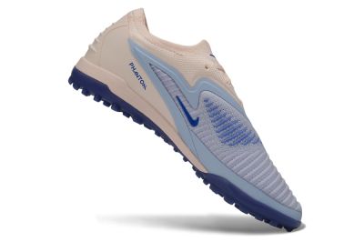Nike Phantom 6 Elite Low TF Artificial Turf Soccer Shoes - Pink/Barely Grape/Royal Blue