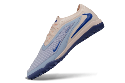 Nike Phantom 6 Elite Low TF Artificial Turf Soccer Shoes - Pink/Barely Grape/Royal Blue