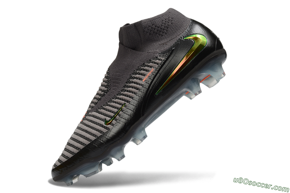 Nike Phantom 6 Elite High FG Firm Ground Soccer Cleats - Black/Anthracite/Metallic Copper 5