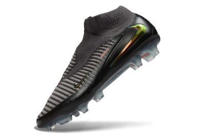 Nike Phantom 6 Elite High FG Firm Ground Soccer Cleats - Black/Anthracite/Metallic Copper