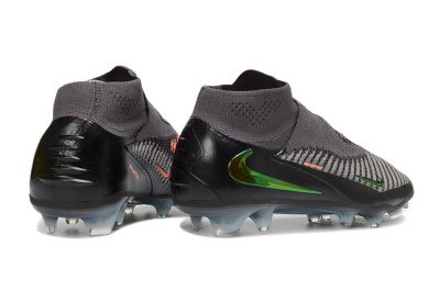 Nike Phantom 6 Elite High FG Firm Ground Soccer Cleats - Black/Anthracite/Metallic Copper