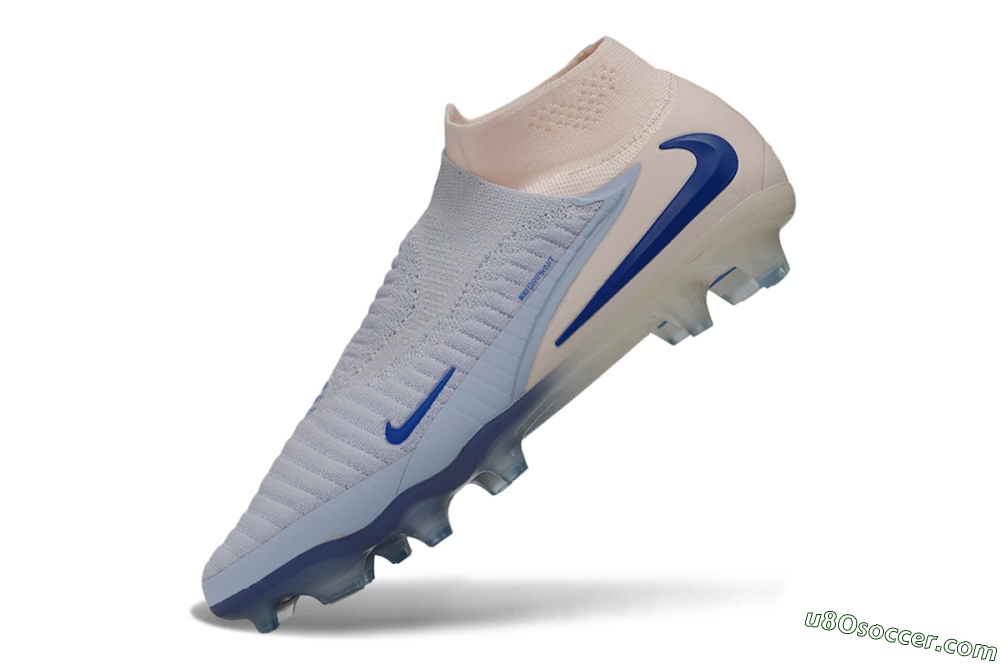 Nike Phantom 6 Elite High FG Firm Ground Soccer Cleats - Purple/Barely Grape/Barely Peach 5
