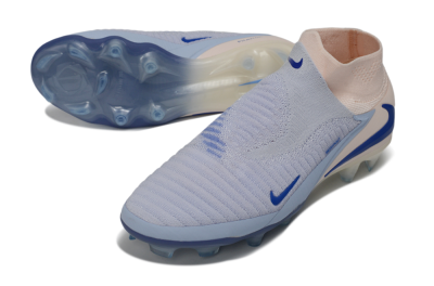 Nike Phantom 6 Elite High FG Firm Ground Soccer Cleats - Purple/Barely Grape/Barely Peach