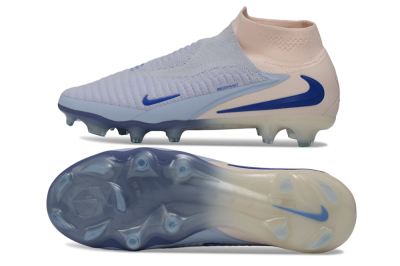 Nike Phantom 6 Elite High FG Firm Ground Soccer Cleats - Purple/Barely Grape/Barely Peach