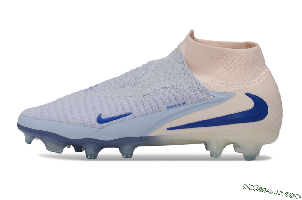 Nike Phantom 6 Elite High FG Firm Ground Soccer Cleats - Purple/Barely Grape/Barely Peach 2