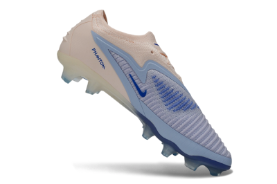 Nike Phantom 6 Elite Low FG Firm Ground Soccer Cleats - Blue/Barely Grape/Barely Peach