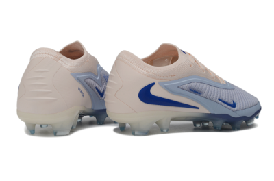 Nike Phantom 6 Elite Low FG Firm Ground Soccer Cleats - Blue/Barely Grape/Barely Peach