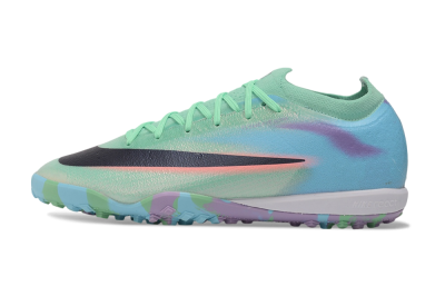 Nike Air Zoom Mercurial Vapor 17 Elite TF Artificial Turf Soccer Shoes - Green/Mint Foam/Baltic Blue