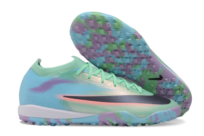 Nike Air Zoom Mercurial Vapor 17 Elite TF Artificial Turf Soccer Shoes - Green/Mint Foam/Baltic Blue