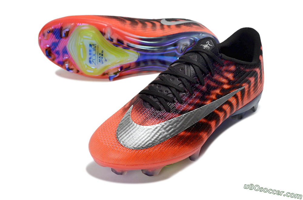 Nike Air Zoom Mercurial Superfly 11 Elite FG Firm Ground Soccer Cleats - Orange/Sunset Crimson/Blackened Blue 3