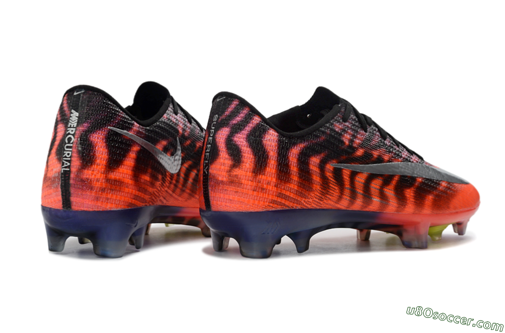 Nike Air Zoom Mercurial Superfly 11 Elite FG Firm Ground Soccer Cleats - Orange/Sunset Crimson/Blackened Blue 7