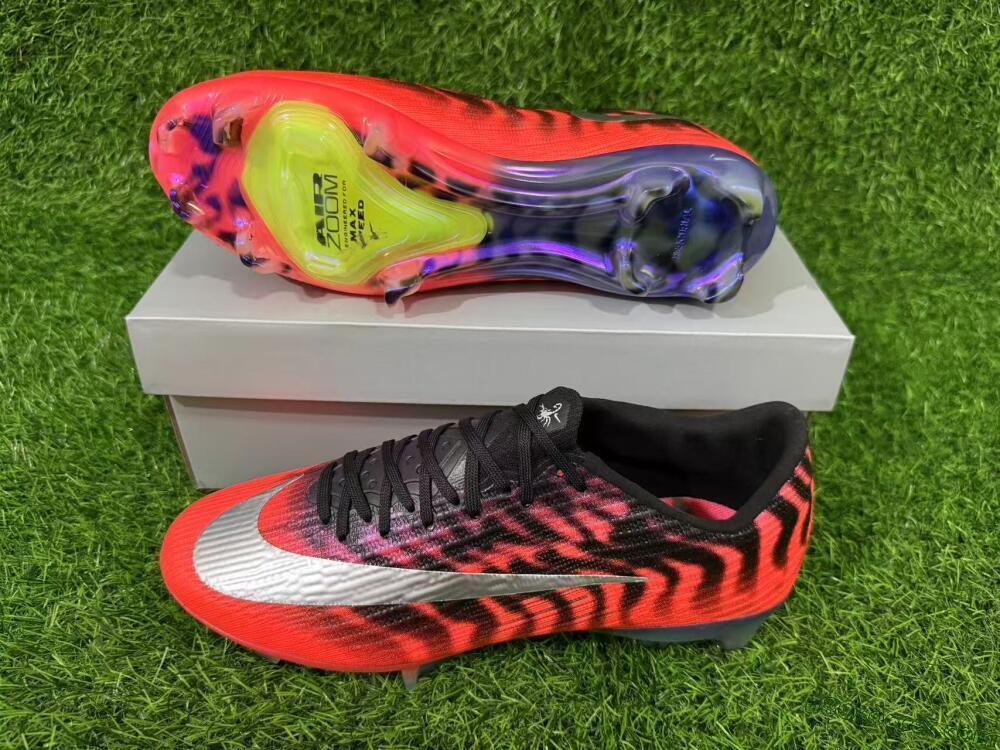 Nike Air Zoom Mercurial Superfly 11 Elite FG Firm Ground Soccer Cleats - Orange/Sunset Crimson/Blackened Blue