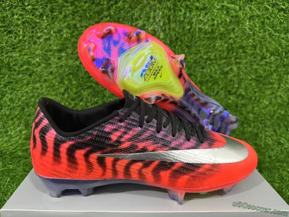 Nike Air Zoom Mercurial Superfly 11 Elite FG Firm Ground Soccer Cleats - Orange/Sunset Crimson/Blackened Blue