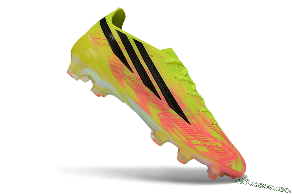 Adidas F50 Hyperfast Elite FG Firm Ground Soccer Cleats - Yellow/Solar Yellow/Black 5