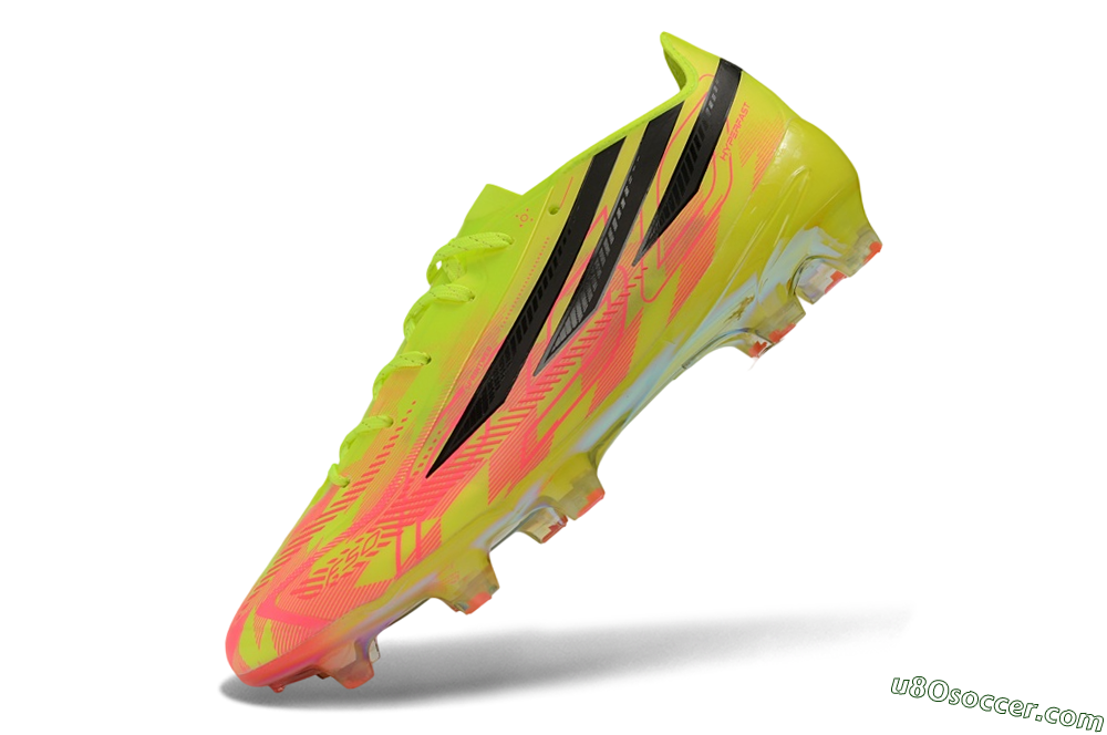 Adidas F50 Hyperfast Elite FG Firm Ground Soccer Cleats - Yellow/Solar Yellow/Black 6