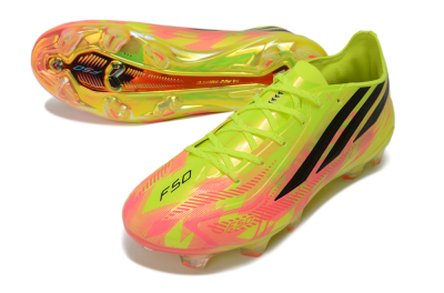 Adidas F50 Hyperfast Elite FG Firm Ground Soccer Cleats - Yellow/Solar Yellow/Black