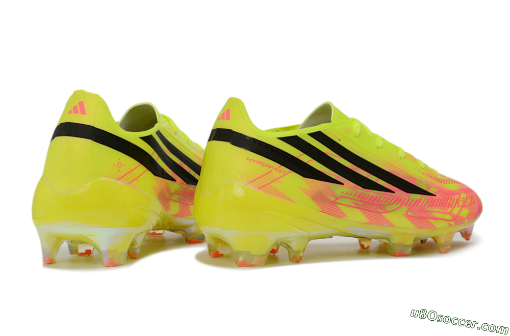 Adidas F50 Hyperfast Elite FG Firm Ground Soccer Cleats - Yellow/Solar Yellow/Black 7