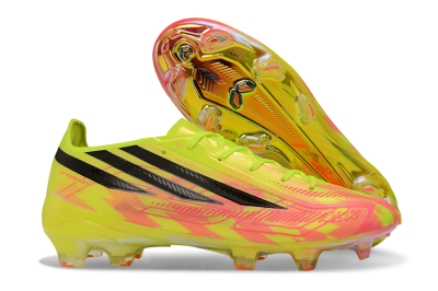 Adidas F50 Hyperfast Elite FG Firm Ground Soccer Cleats - Yellow/Solar Yellow/Black